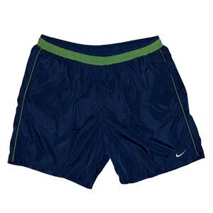 NIKE Shorts Men's XXL‎ Vintage 90s Y2K Lined Drawstring Swim Trunks Pockets